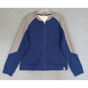 NEW! Cutter & Buck Full Zip Jacket Youth Boys XL Blue Gray Lightweight C-Buck